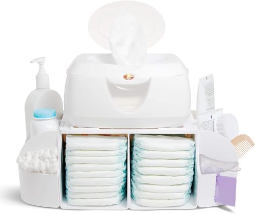 Munchkin® Diaper Change Organizer, Green/White (Pack of 6) by Munchkin