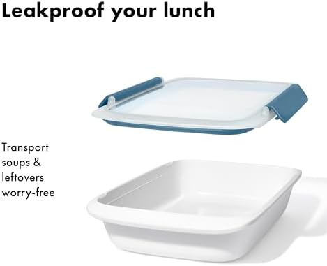 OXO Good Grips Prep & Go Food Storage Container - 5 Cups, Ocean Blue - Image 2