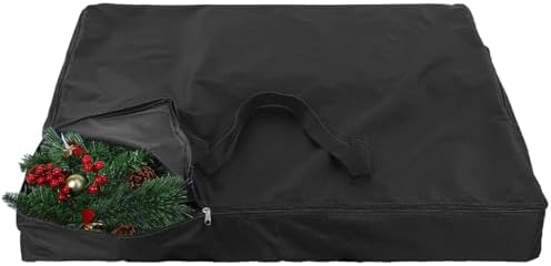 Oudain Pop up Christmas Tree Storage Bag Large, 34 x 34 x 4.7 Inch, Black by Oudain