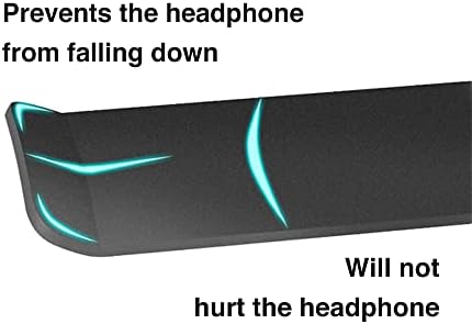 Aluminum Under-Desk Headphone Hanger with Strong Adhesive (2 Pack, Black) - Image 3