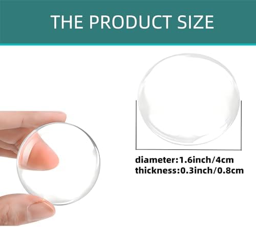 Wall Protectors from Door Knobs-Efbock Silicone Door Stoppers Wall Protector-Premium Door Bumper Wall Guards for Home or Office -Self Adhesive Door Handle Bumper Guard Stopper Rubber Stop 6pcs - Image 3