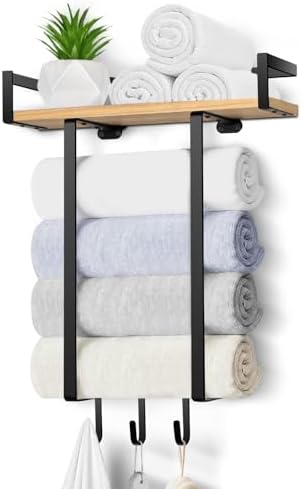Towel Racks for Bathroom, Wall Mounted Towel Rack for Bathroom by Unknown