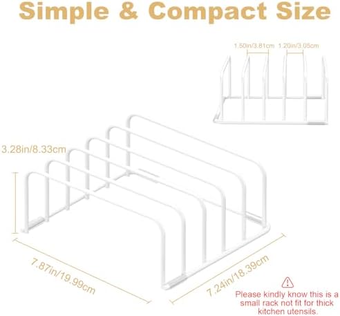 Fikoksol Cutting Board Organizer Storage, Baking Sheet Rack under Cabinet - Image 3