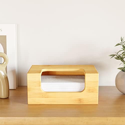SpaceAid Dryer Sheet Holder with Opening and Labels, Laundry Softener Dryer Sheets Dispenser for Home Laundry Room Farmhouse Decor, Organization and Storage, Bamboo Box Container Organizer - Image 7