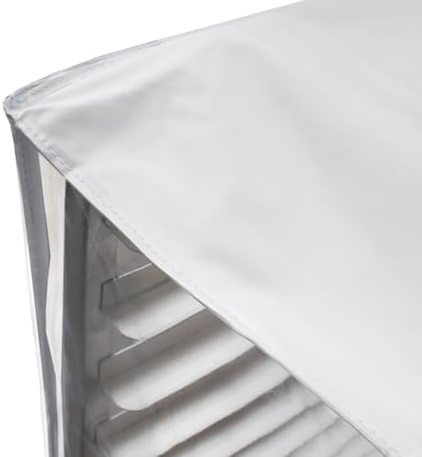 New Star Foodservice Commercial-Grade Clear Plastic Sheet Pan/Bun Pan Rack Cover, 10-Tier, 28" L x 23" W x 33" H - Image 4