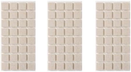 Furnigear Felt Furniture Pads for Hardwood Floor - Self Adhesive Chair Felt Pads, Floor Protector for Furniture Feet, Furniture Sliders Moving Your Furniture Smoothly - Anti Scratch 96 Pcs 3/4" Square by Furnigear