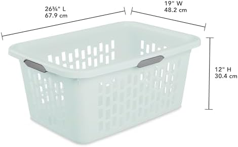 Sterilite Rectangular Laundry Basket, Plastic Clothes Hamper, 6-Pack - Image 3