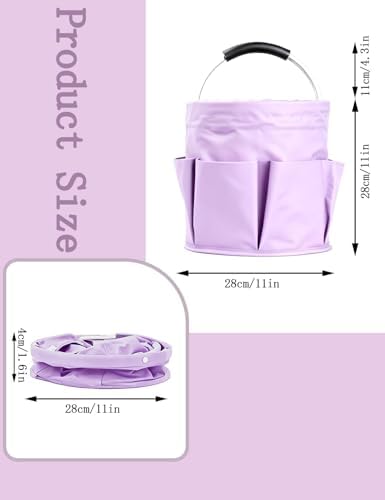 Cleaning Caddy with Handle, for Cleaning Supplies Organizer Bucket - Image 2