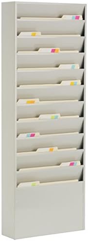 Displays2go Office File Folder Wall Rack, 11 Tiered Pockets - Image 2