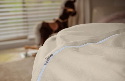 WEKAPO Stuffed Animal Storage Bean Bag Chair Cover for Kids - Image 5