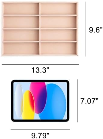 Frebeauty 8-Slot Sunglass Organizer Tray,Sunglass Holder for Drawer - Image 4