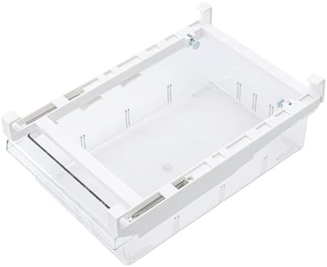 Fridge Drawer Organizer, Pull Out Shelf Storage Transparent Organizer, Large Capacity Transparent Fridge Storage Container Holder, for Egg, Fruit, Vegetable, Seafood, Meat(30.5x20x9.5cm) by Unknown