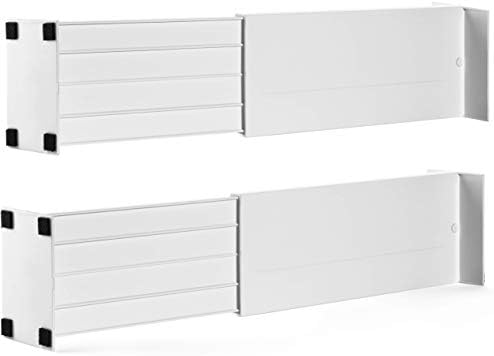 Dial Industries Dresser Drawer Organizer Dividers, Set of 2, 4.5" Deep by DialIndustries