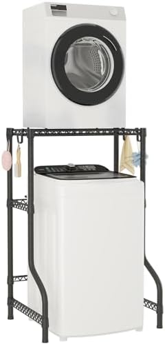 ULIFHOME U16 Upgraded Washer Dryer Stacking Rack for Narrow Laundry Room by UlifHome