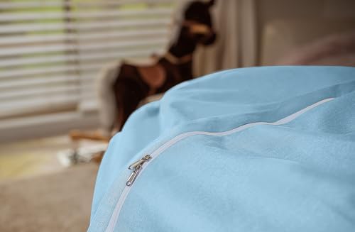 WEKAPO Stuffed Animal Storage Bean Bag Chair Cover for Kids - Image 4