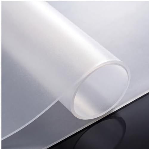 48” x 24”Silicone mat, Large Silicone Heat-Resistant mat, Kitchen countertop Non-Slip mat, Craft Table placemat.(Translucent) by Polouds