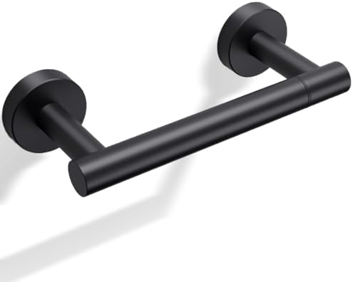 Day Moon™ - Matte Black Toilet Paper Holder Wall Mount - Modern Roll Holder by DayMoonDesigns