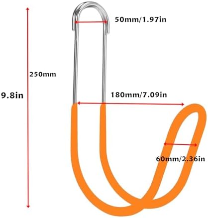 Garden Hose Holder Water Hose Hanger Wall Mounted,304Stainless Steel Solid Hose Hook Holds Up to 50Ft Garden Hose, Expandable Hose, Water Hose(Red 1pcs) - Image 4