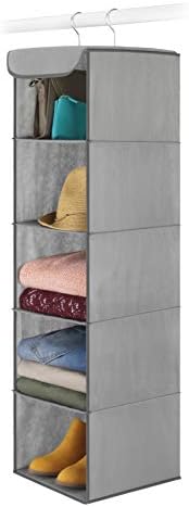 Whitmor 5 Section Closet Organizer - Hanging Shelves with Sturdy Metal Frame - Image 5
