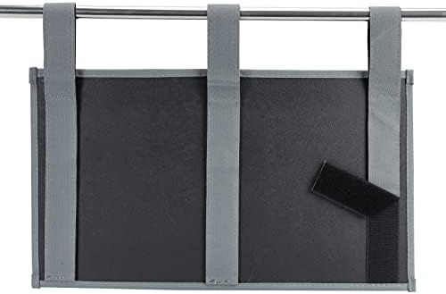 Zafit Hanging Bedside Caddy, Bedside Storage Organizer for Magazine, Phone, Remote control (5 Pockets-Grey) - Image 5