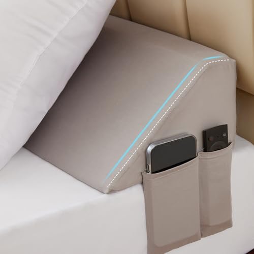 Bedluxe King Bed Wedge Pillow for Headboard, Fill The Gap (0-7") by Bedluxe