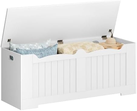 Hzuaneri 47 inches Farmhouse Storage Chest | 59 Gal | Pure White by Hzuaneri