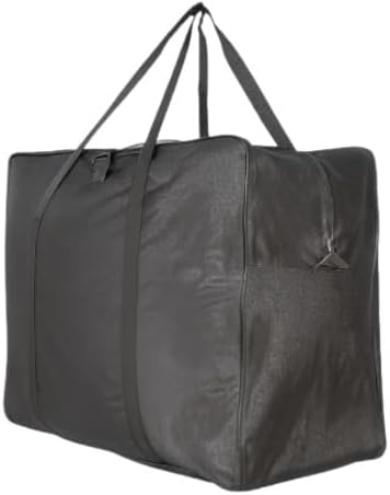 Extra Large Foldable Duffel Bag for Travel – Heavy-Duty Cargo Bag with Zippers & Reinforced Handles, TSA Approved, Water-Resistant, Security strap 36x27x16inch, load up to 120 lb by Unknown