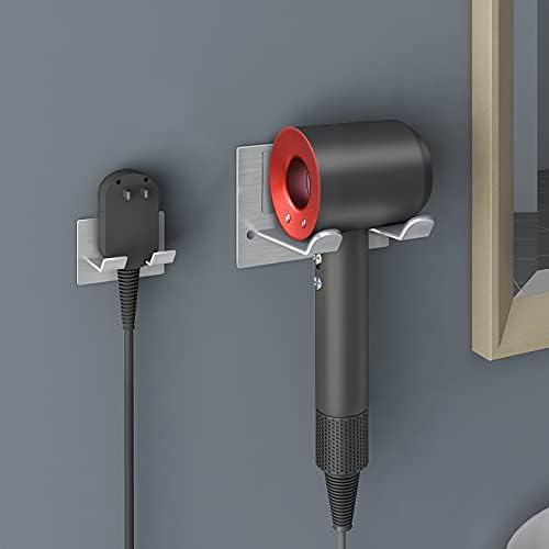 XIGOO Self Adhesive Hair Dryer Holder Wall Mounted - Image 2