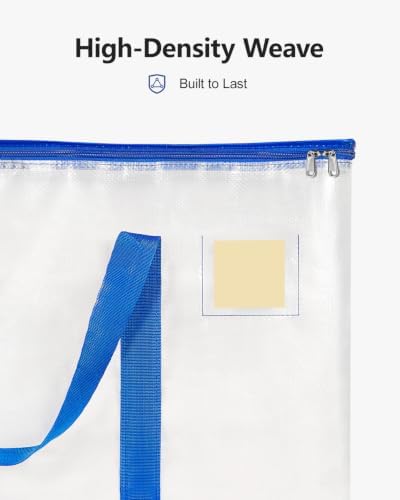 Heavy Duty Moving Bags Extra Large Clear Storage Bags, 12 Pack - Image 6