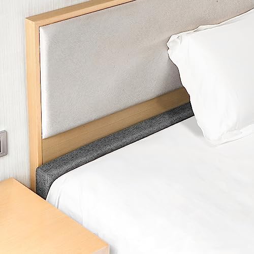 DEEPSHARK Bed Gap Filler for Twin, High-Density 45D Sponge, Removable and Washable Cover, Mattress Extender Filler for Headboard Gap, Bed Space Crack, Wall(39"×2"×6", Twin/XL) by DEEPSHARK