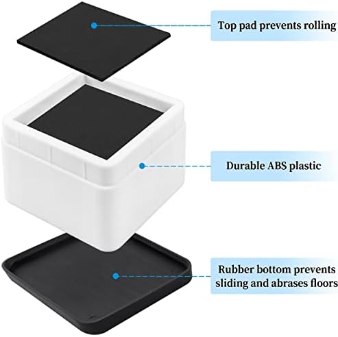 BTSD-home Bed Risers 3 Inch, 4 Pack - Image 4