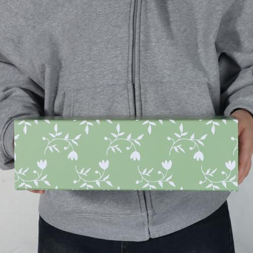 LFBOX Green Leaves Gift Box with Magnetic Lids 5 Pack - Image 5