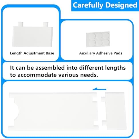 Clear Acrylic Couch Wall Spacer, 9-11 Inch Adjustable Couch Stopper 2-Pack - Image 3