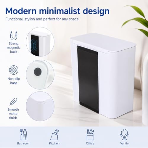 Magnetic Lint Bin with Lid for Laundry Room (Lint Remover Set) - Image 6