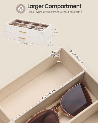 Lolalet Enlarged Sunglasses Organizer for women - Image 6