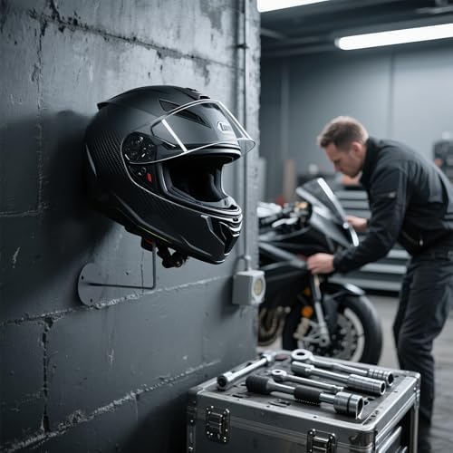 4 Pack Helmet Holder Wall Mount,Motorcycle Helmet Holder, - Image 5