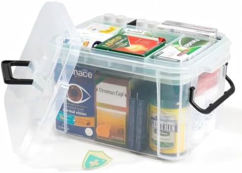 HEY FOLY 15qt Clear Plastic Storage Organizer Bin with Lid, 1-Pack by HeyFoly