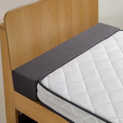 Full Bed Gap Filler for Headboard With Washable Cover 54x8x8 Inch by Barpoullar