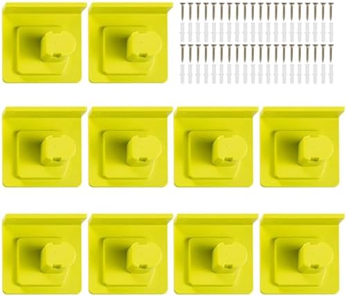 10 Pack Tool Holder Compatible with Ryobi 18V Wall Mount Plastic by Unknown