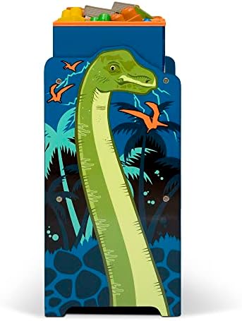 Delta Children Dinosaur Design & Store 6 Bin Toy Storage Organizer - Greenguard Gold Certified - Image 5