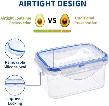 KIGI Food Storage Containers, 4-Pack (2.48 Cup) - Image 4