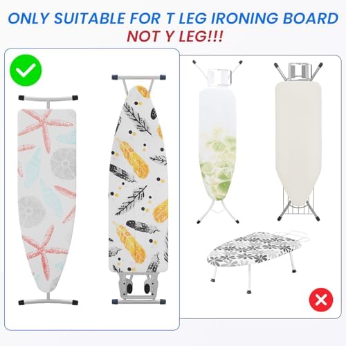 TJ.MOREE Ironing Board Hanger Metal Wall Mount Iron and Ironing Board Holder, Laundry Room Decor and Storage with Large Storage White - Image 5