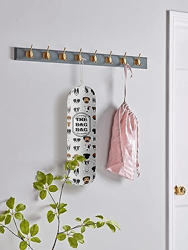 Grocery Bags Holder Organizer For Shopping Bags, Wall Mount Plastic Bags Storage Container Dispensers, Pet Lovers Home Kitchen Bags, The Bag Bag Grocery Bag Holder, Gifts For Women Dog Mom Dad (G-9) - Image 5