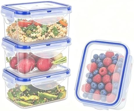 KIGI Food Storage Containers, 4-Pack (2.48 Cup) by KIGI