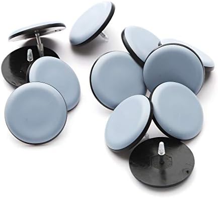Furniture Glides Sliders-Furnigear PTFE (Teflon) Chair Leg Movers Sliders for Carpet Surface - Move Your Furniture Easily & Safely - Best Floor Protector (1-1/2", 12pack) by Furnigear