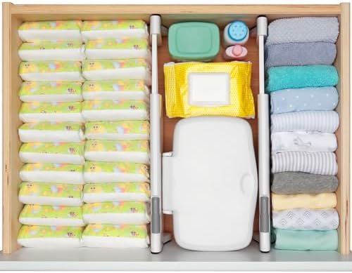 OXO Tot Expandable Dresser Drawer Divider, 4-Pack - Image 4