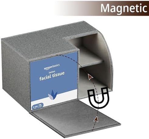 PU Leather Square Tissue Box Cover - Multi-Functional Tissue Box Holder - Image 4
