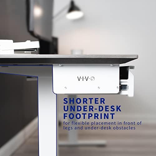 VIVO White 16 x 9 inch Under Desk Slide Out Drawer, DESK-AC03A-W - Image 5
