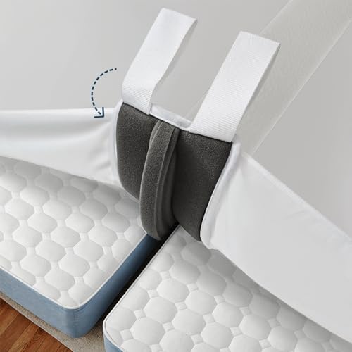 FeelAtHome 3-in-1 Bed Bridge Twin to King Converter with Sheet & Strap by FeelAtHome