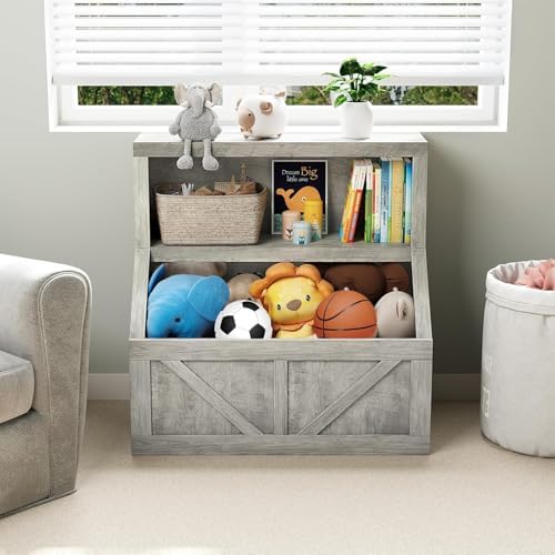 IDEALHOUSE Kids Toy Box for Boys, Kids Toy Chest Storage for Boys & Girls - Image 5